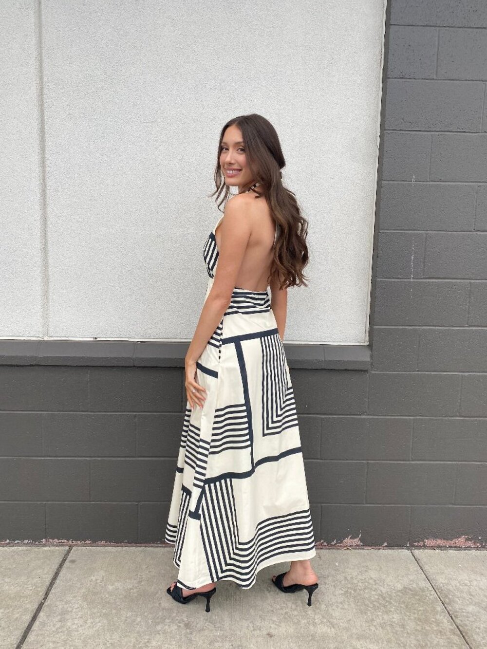 Claudette Geometric Dress